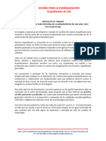 Propuesta de Trabajo Plan Pastoral Arciprestazgos 2024-2027