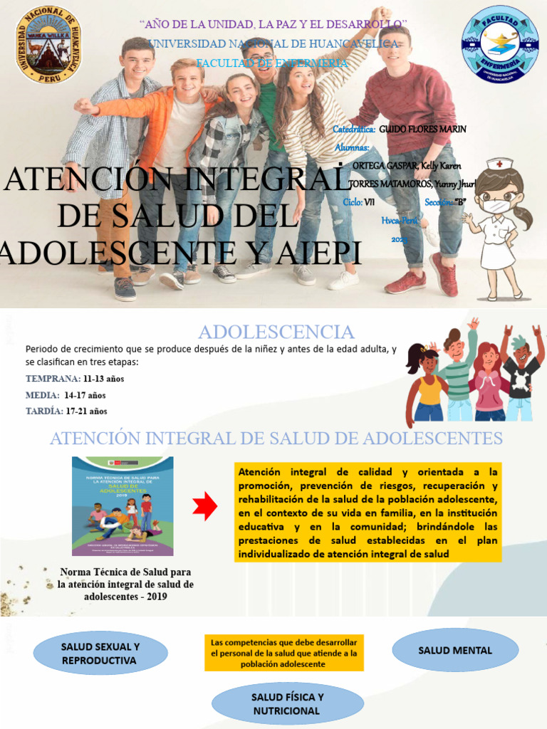 Atención Integral de Salud Adolescente | PDF | Malaria | Enfermedades y ...