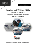 496220531 RAWS11 Q4 Mod3 Purposeful Writing in the Disciplines and for Professions v3