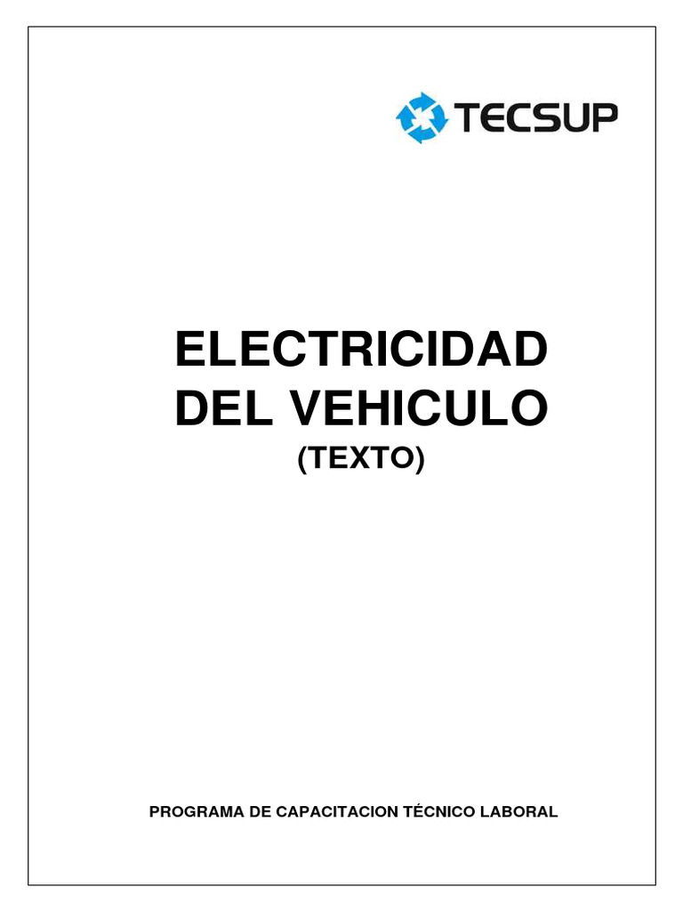 Curso tecsup electricidad del vehiculo pdf ecuaciones de maxwell
