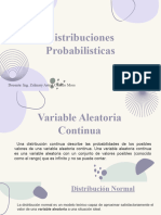 Distribuciones Probabilisticas - Variable Aleatoria Continua