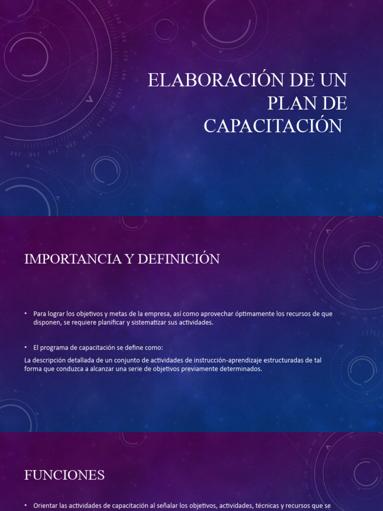 Elaboración de Un Plan de Capacitación | PDF | Planificación