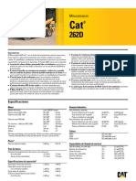 Cat Minicargador Ruedas 262d