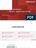 Mindray biochemistry-HbA1C Application guide-V3