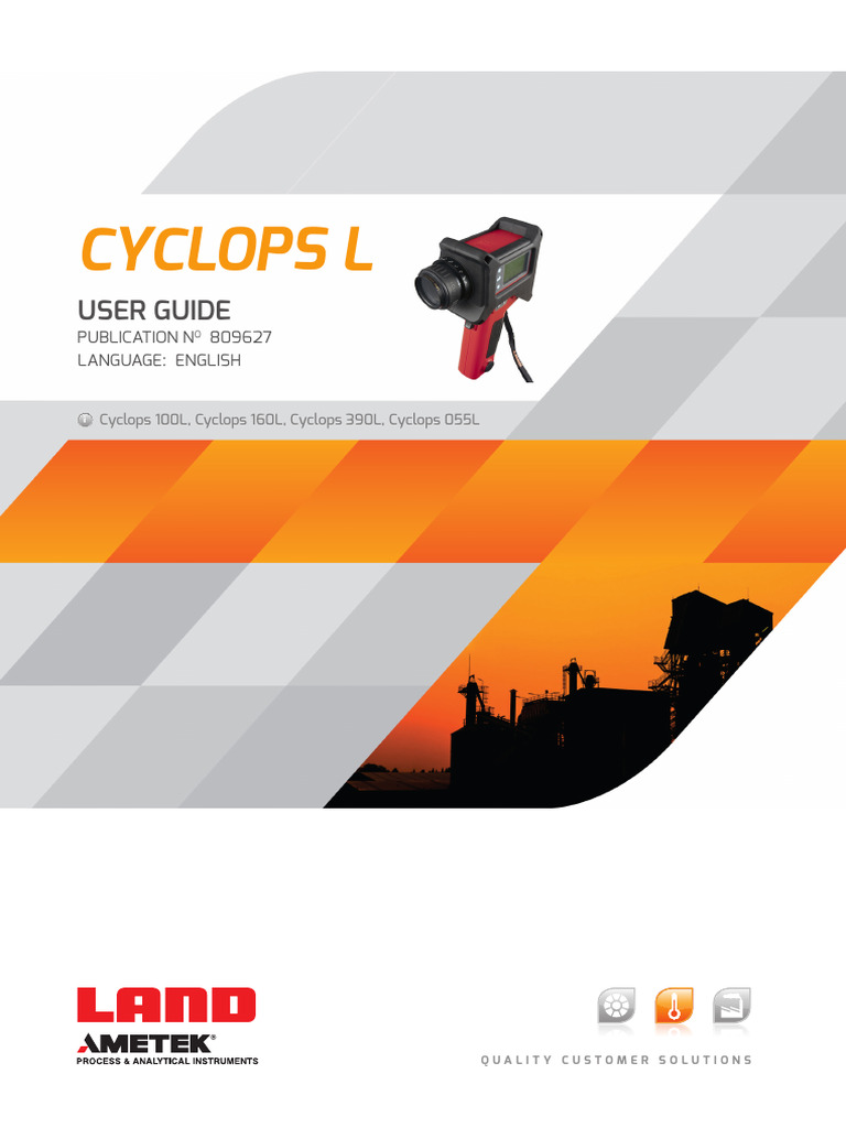 Cyclops L User Guide Pdf Thermometer Personal Protective Equipment