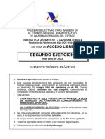 Supuesto Practico 2022 TL Acceso Libre Agente de Hacienda