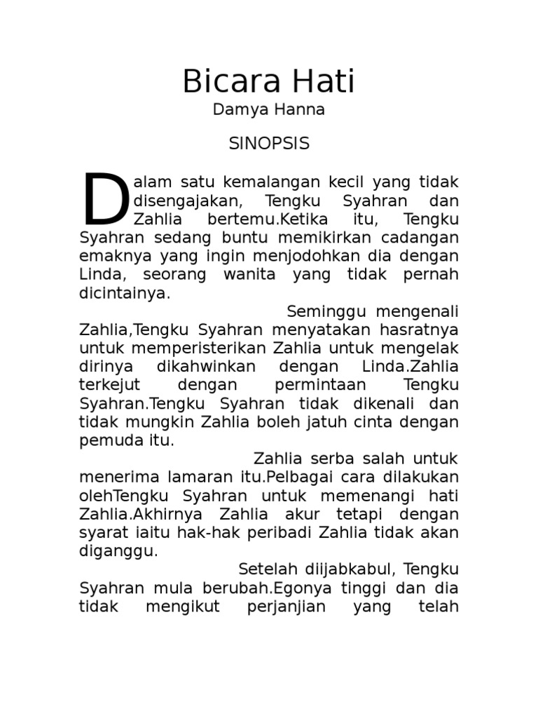 Bicara Hati Pdf
