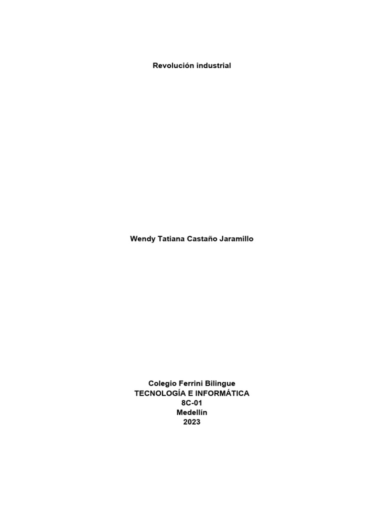 Documento Sin Título | PDF | Revolución industrial | Hardware de la ...