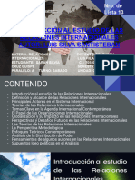 N°13 - INTRODUCCION AL ESTUDIO DE LAS RELACIONES INTERNACIONALES, DP.  C.L. 5 (16)