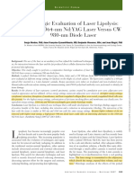 Histologic Evaluation of Laser Lipolysis