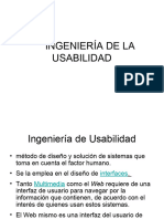 INGENIERÍA DE LA USABILIDAD