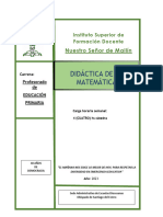 Programa de Catedra Didactica de La Matematica 2023