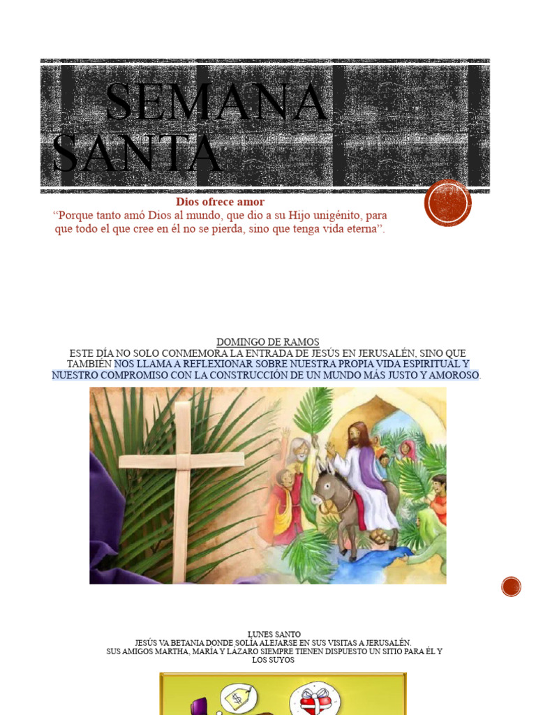 Reflexiones y Mensajes de Semana Santa | PDF