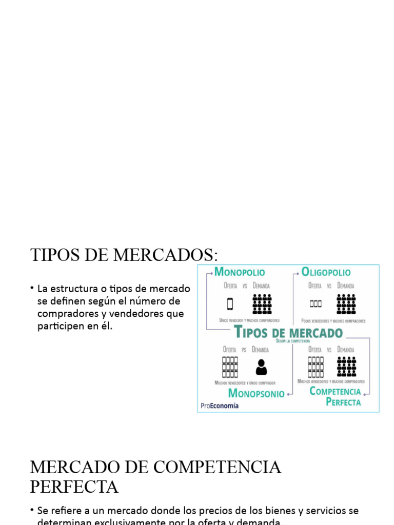 Estructuras de Mercado y Competencia | PDF | Mercado (economía) | Monopolio