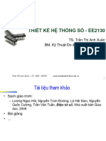 Thiết Kế Hệ Thống Số - Ee2130: TS. Trần Thị Anh Xuân BM. Kỹ Thuật Đo & THCN - Viện Điện