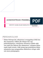 Administrasi Pembelajaran