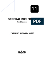 General Biology 2 LAS Quarter 3