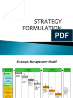 Strategy Chapter 5 - Strategic Formulation