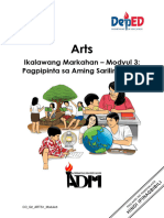 Arts-1 - Q2 - M3 - Pagpipinta Sa Aming Sariling Sulok - Version2