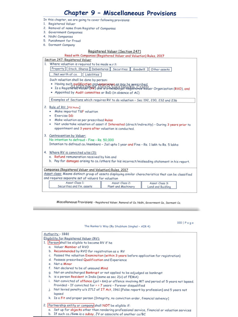 Miscellaneous Provisions | PDF
