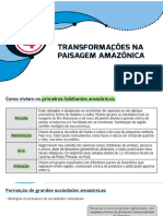6ª ANO - TRANSFORMAÇÕES NA PAISAGEM AMAZONICA