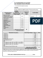 Class 4 Septic Tank and Leaching Bed Calculations Form