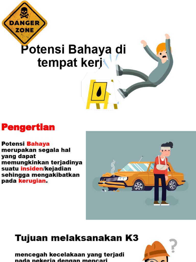 Identifikasi Potensi Bahaya K3 di Tempat Kerja | PDF