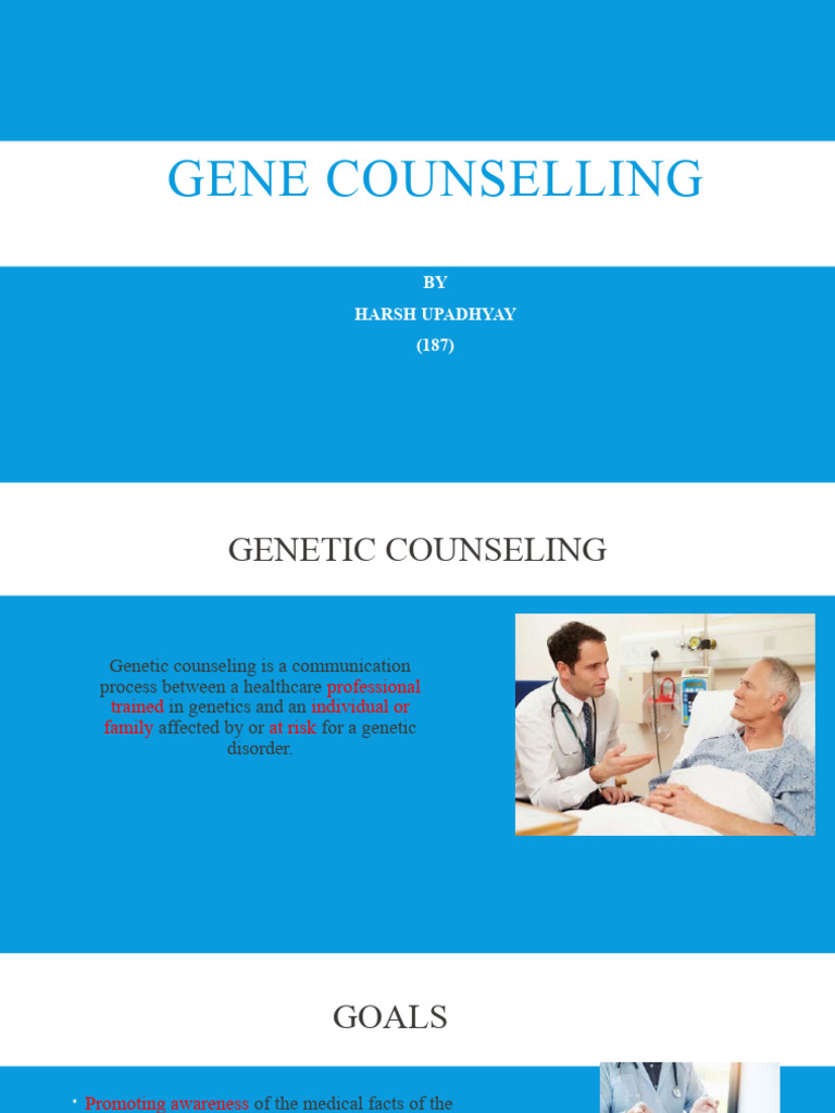 Gene Counselling | Download Free PDF | Genetic Disorder | Genetic ...