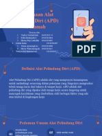 Alat Pelindung Diri APD Kelompok 1