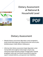 Dietary Assessment_National and Household Level