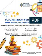 Future-ready Scholars_STEM, English, Business Workshop_HKUST