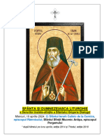 Liturghia Darurilor, 10.04.2024, miercuri seară, Sfântul Ierarh Calinic de la Cernica