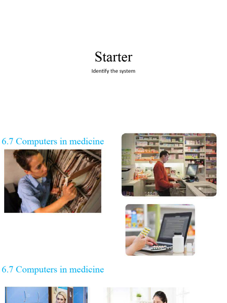 6.7 Computers in Medicine - Neww | PDF | Medical Record | 3 D Printing