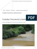 Turbidez, Floculación y Sedimentación - PureWater Colombia - Tecnología en Tratamiento de Aguas