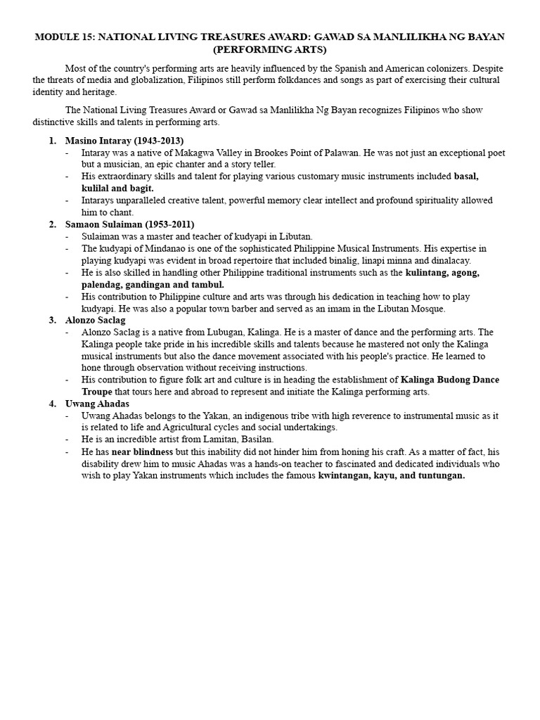 CPAR MODULE 15 PDF Philippines