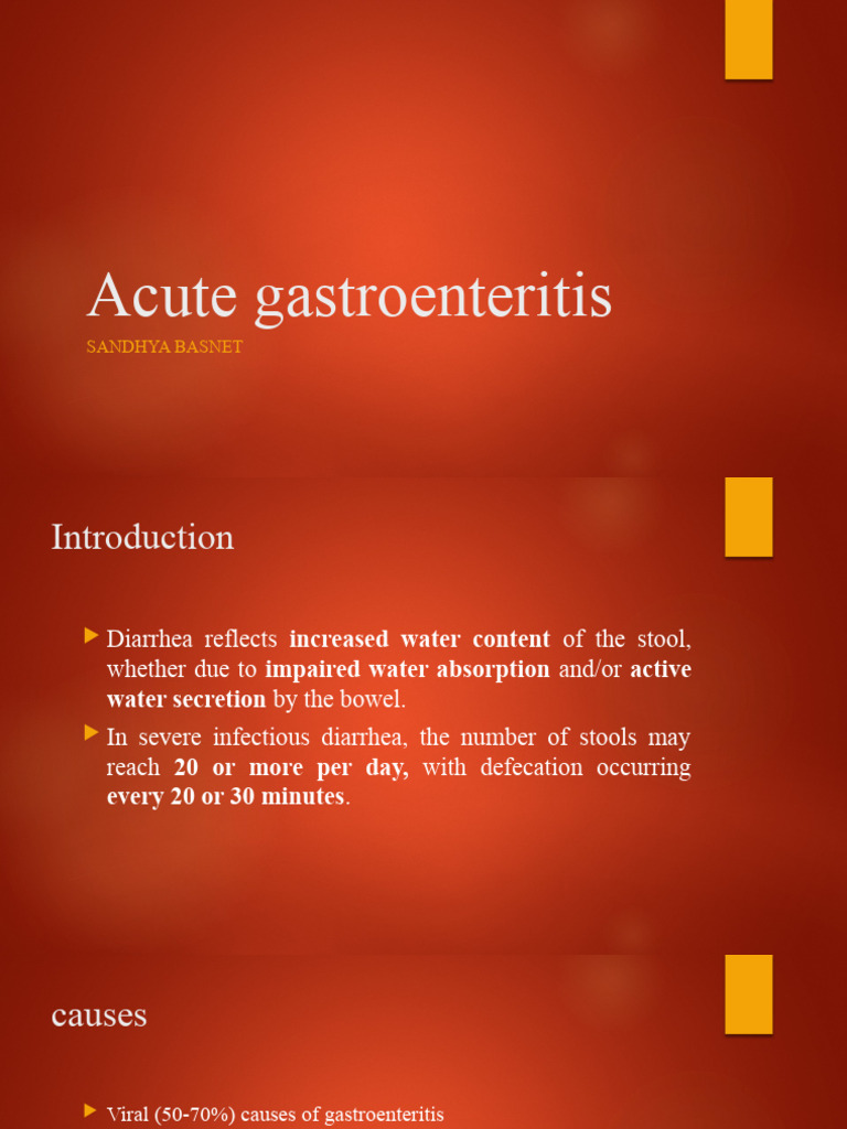 Acute Gastroenteritis Download Free Pdf Diarrhea Clinical Medicine
