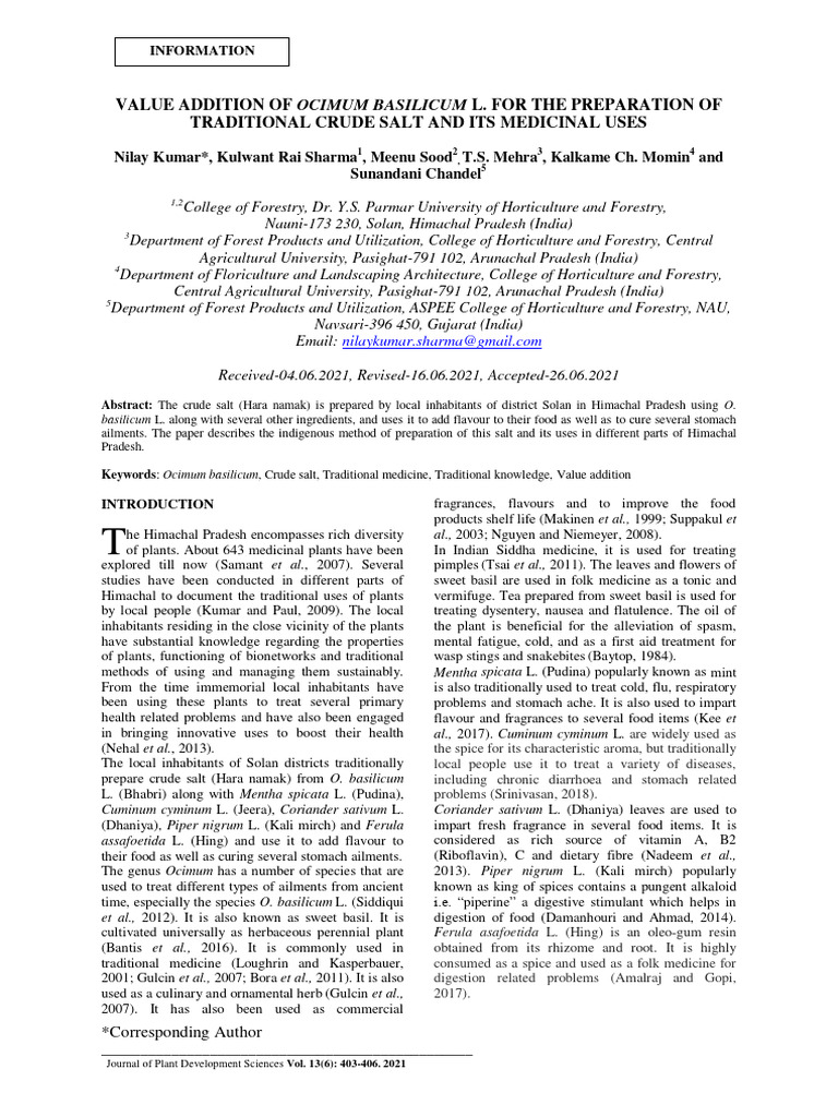 value-addition-of-ocimum-basilicum-l-for-the-preparation-of
