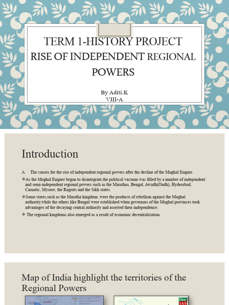 Rise of Independent Regional Powers | PDF