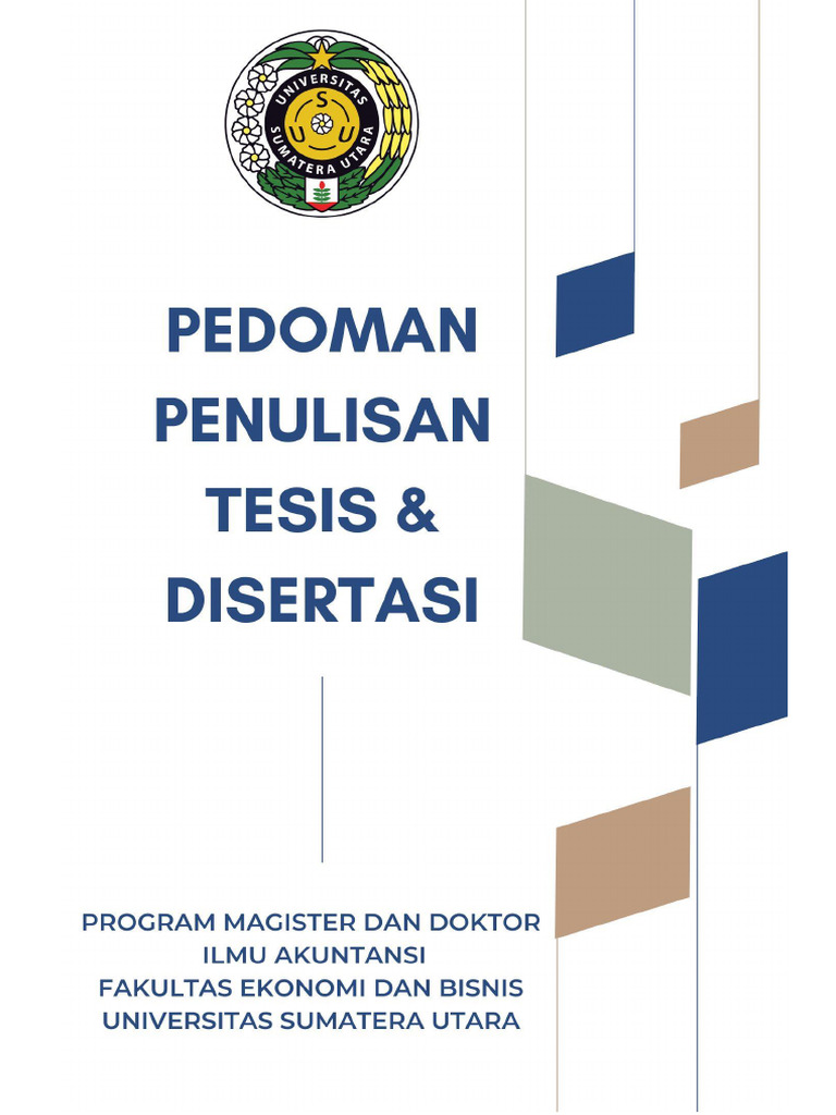 Pedoman Penulisan Tesis Disertasi Revisi 231222 | PDF