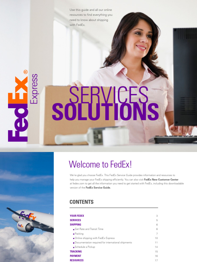 ServiceGuide ENG PR English | PDF | Fed Ex