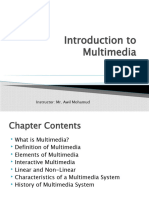 Introduction To Multimedia Chapter 1