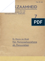 1937 Menno Ter Braak - Nationaal-Socialisme Als Rancuneleer (Scan)