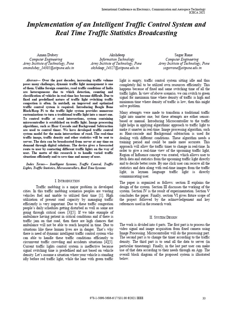 8 Paper PDF Traffic Traffic Light