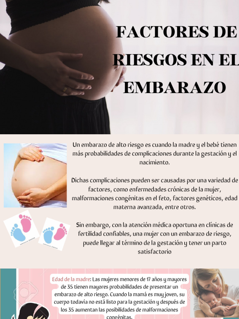Factores de Riesgo en el Embarazo | PDF | El embarazo | Parto