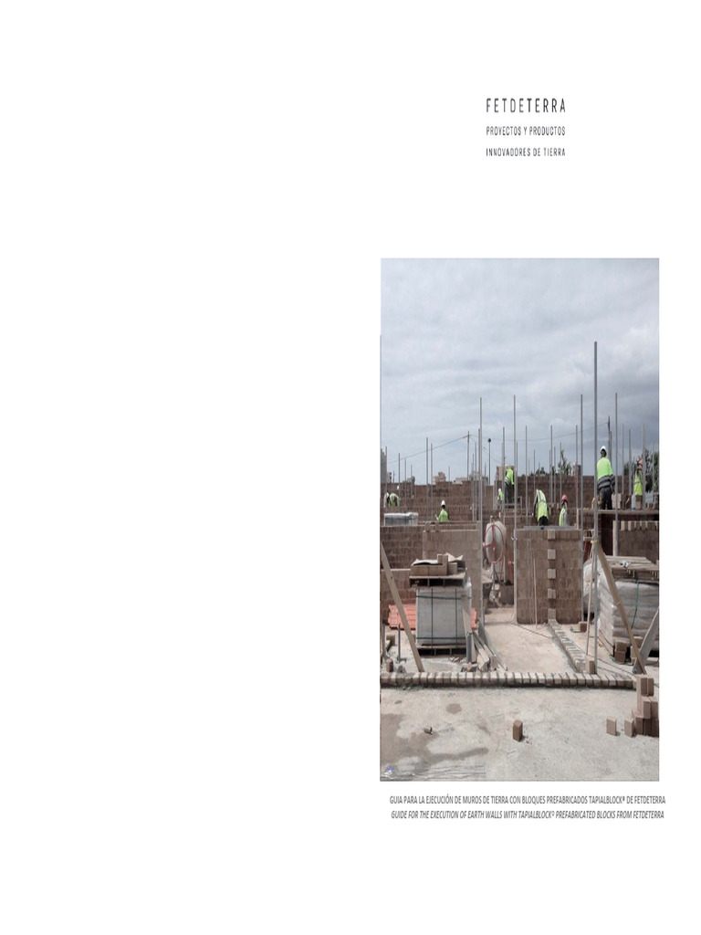 Guia de Construccion Sistema Tapialblock | PDF | Paleta | Ingeniero civil