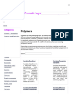 Polymers - INCI Guide