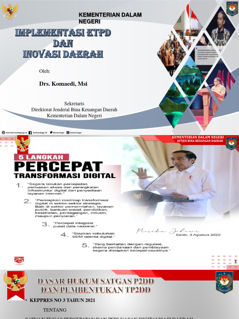 Logo TP2DD dan Implementasi ETPD | PDF