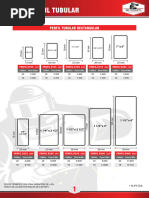 Perfiles PTR y Calibres | PDF