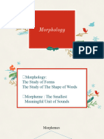 4 - Morphology and Syntax