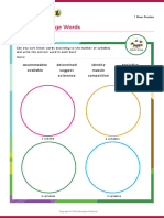 Spelling Shed 2022 - Stage 6 - Lesson 1 - Challenge Words - Worksheets